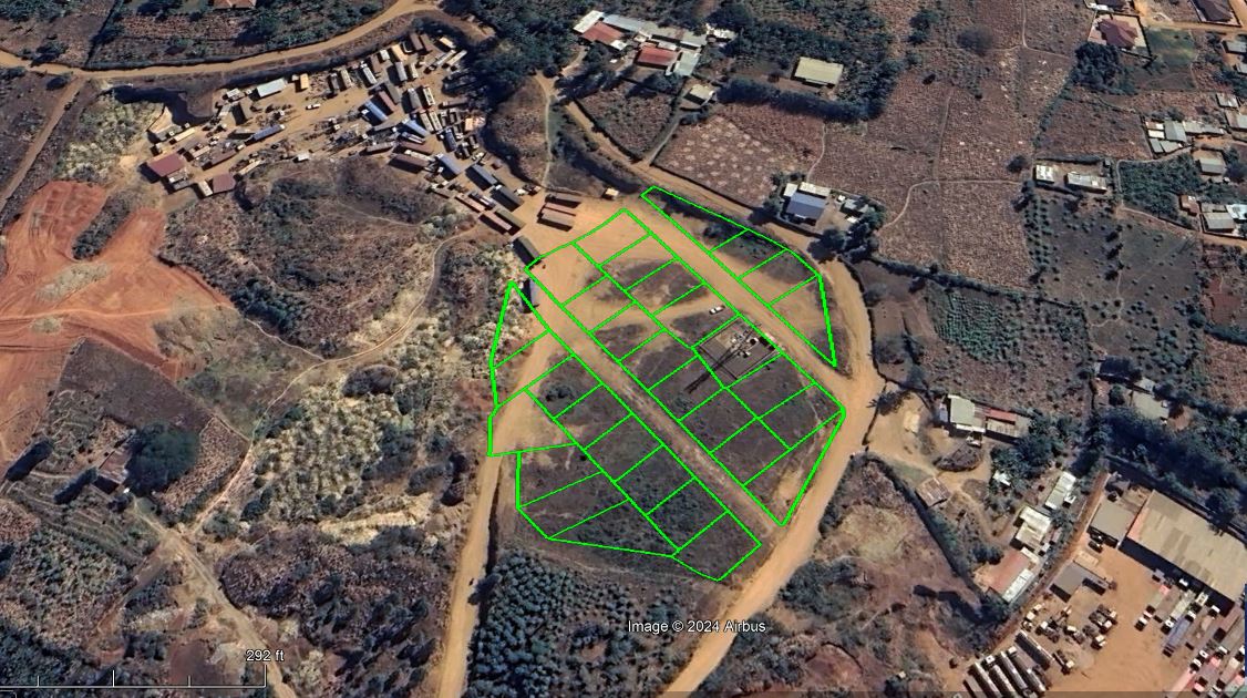 kibenga land subdivision project in 71 plots